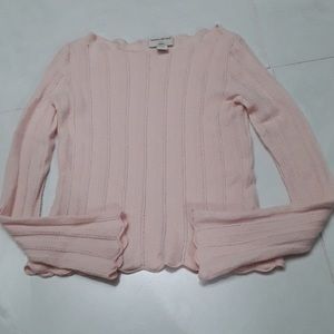 Banana Republic pale pink knit sweater